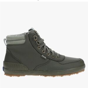 Keds Women's Scout III Boots Water- Resistant Olive Green